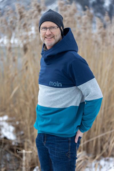 Fadenkäfer Papierschnittmuster Toni Herren Hoodie